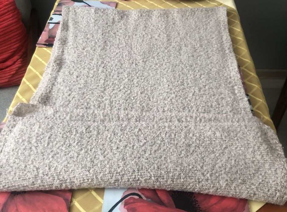 Duzy cieply szal boucle