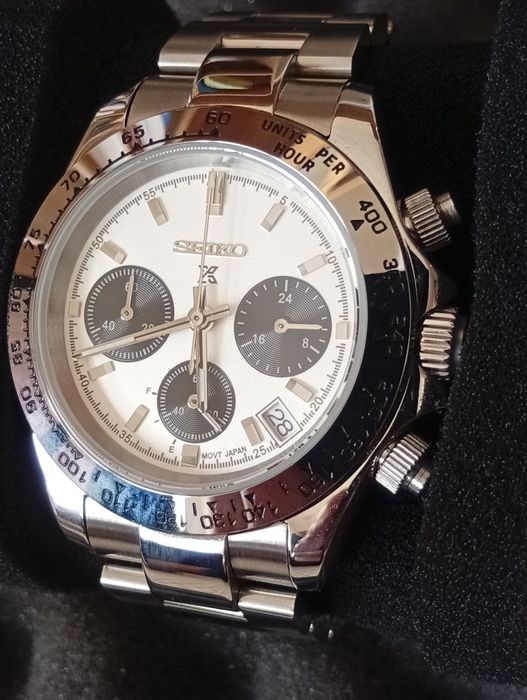 Relógio Cronógrafo Seiko VK63 "Panda"