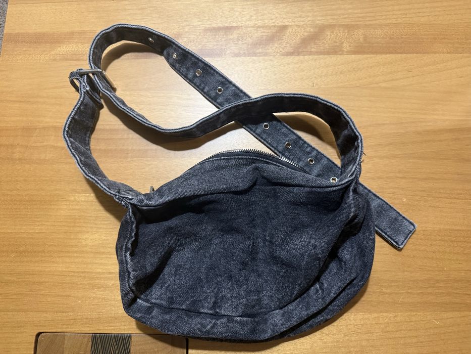 серая сумка cropp, б/у