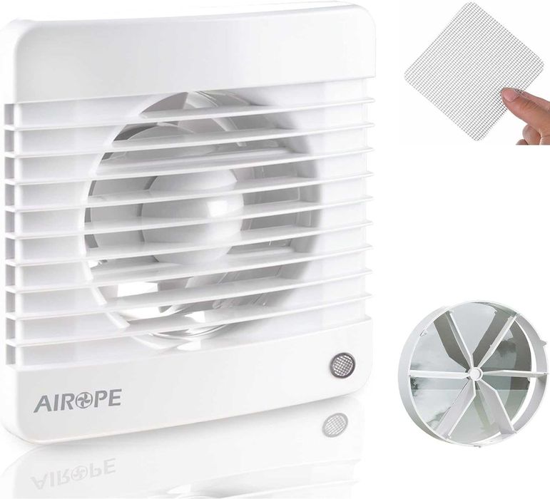 AIROPE  Ventilador Extração para WC 100 mm (NOVO em Caixa Nunca Usado)