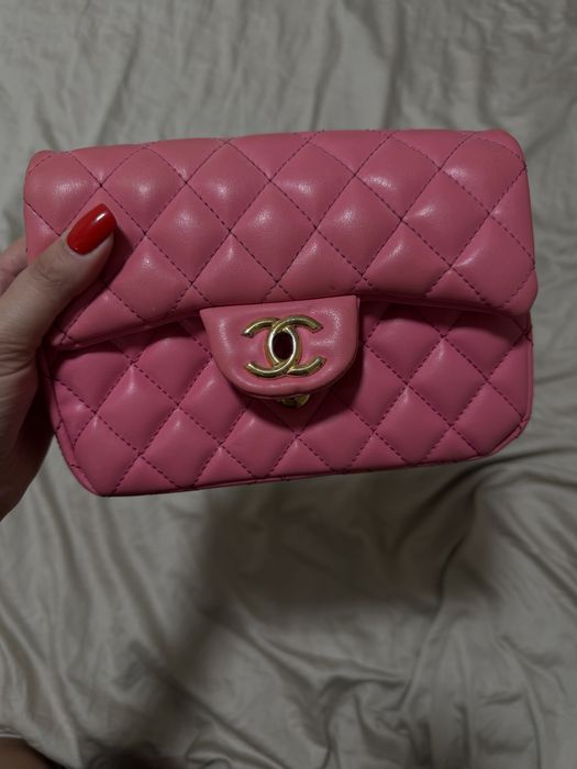 Сумка Chanel малиновая
