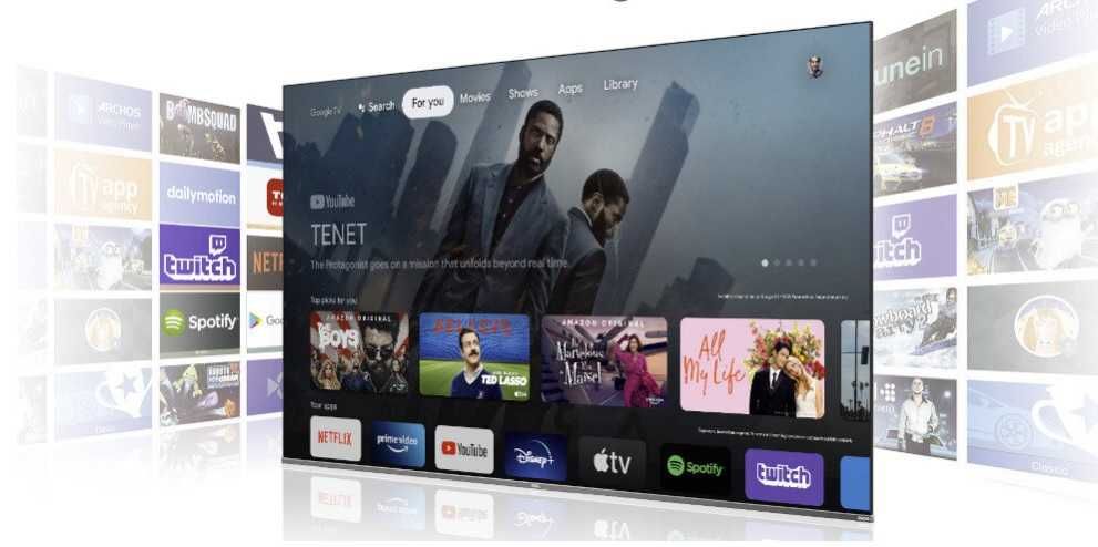 Telewizor TCL 65C645 QLED 4K Google TV Dolby Vision Dolby Atmos