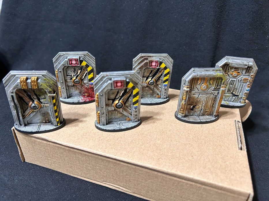 Nemesis Oryginał Drzwi z Terrain Pack | 12 sztuk | POMALOWANE + insert