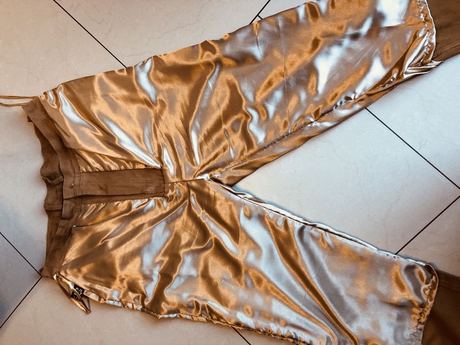 JOY spodnie skórzane