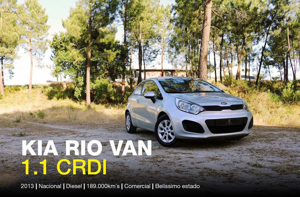 Kia Rio Van 1.1 CRDi **Irrepreensível**