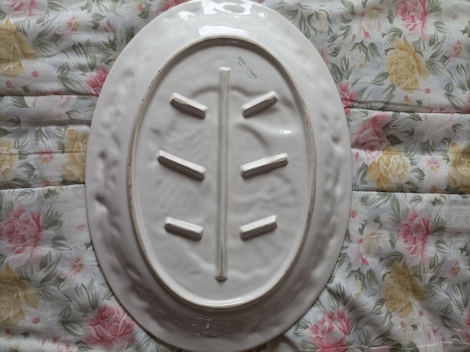 Travessa em cerâmica branco