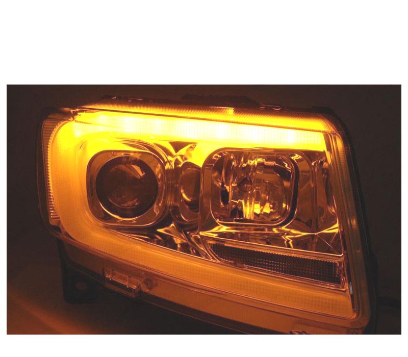 CONJUNTO DE FARÓIS DINÂMICOS PARA JEEP GRAND CHEROKEE TUBE LIGHT 11-13