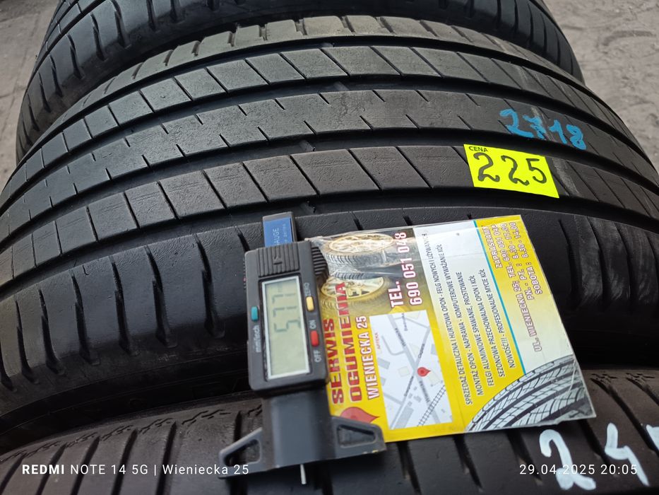 Opony letnie 245/50/19Michelin! Montaż/Wysyłka!