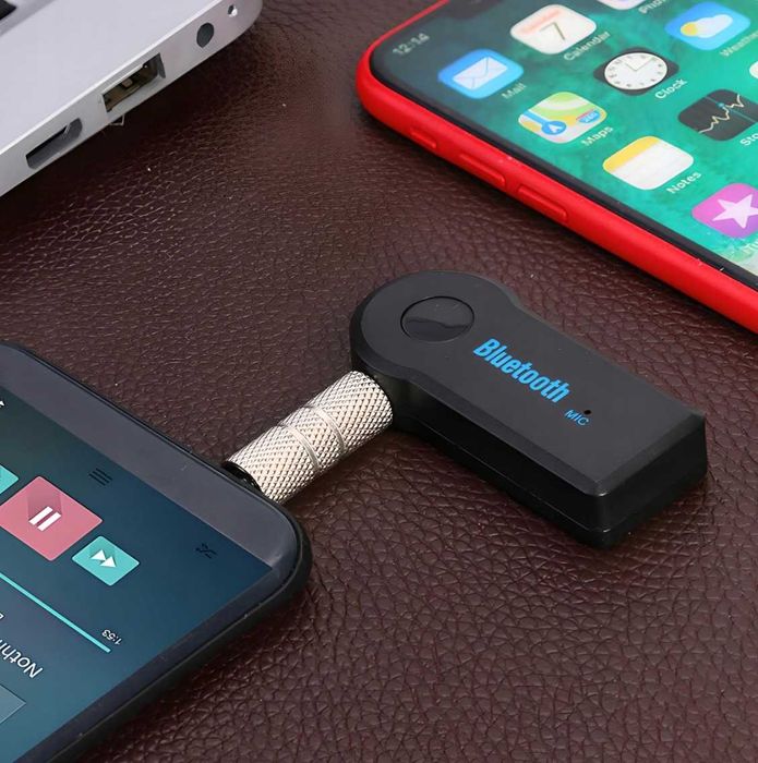 ODBIORNIK ADAPTER transmisja dźwięku mikrofon BLUETOOTH aux minijack