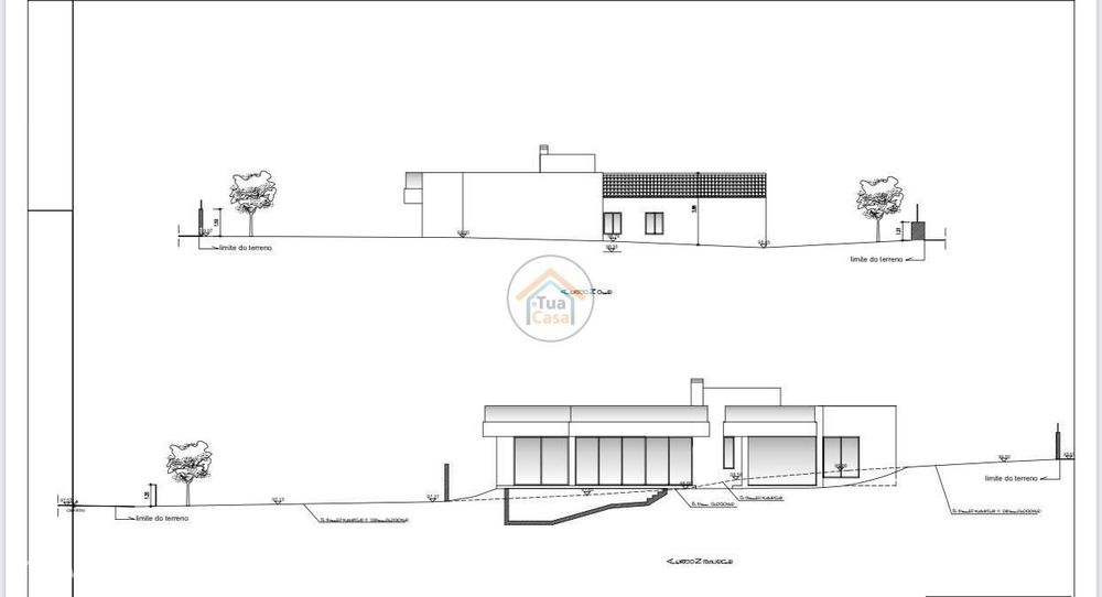 Terreno Urbano com projeto de moradia aprovado .