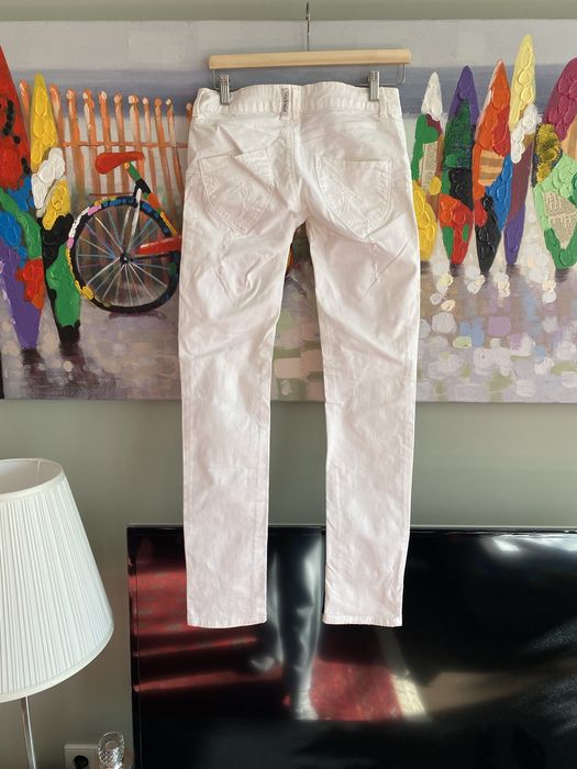 Calca jeans branca sexy woman tam S