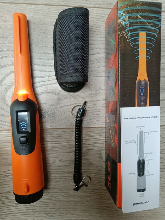 Wodoodporny wykrywacz metali z ekranem LCD IP68