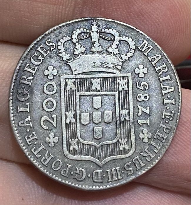Moeda 306 - 12 Vintens 240 Reis D MARIA/PEDRO 1785