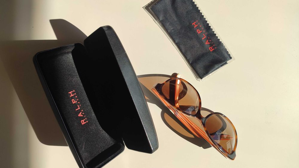 Okulary przeciwsłoneczne Ralph Lauren + twarde etui RL
