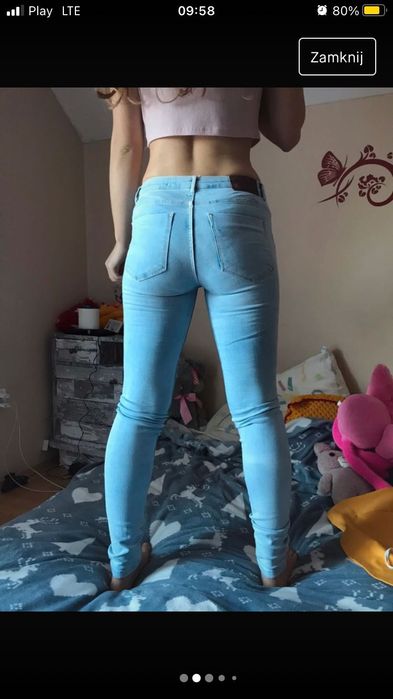 Jeansowe spodnie z Zary