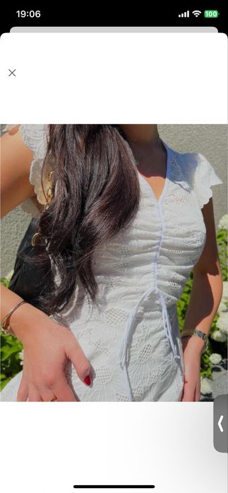 Плаття sandro біле