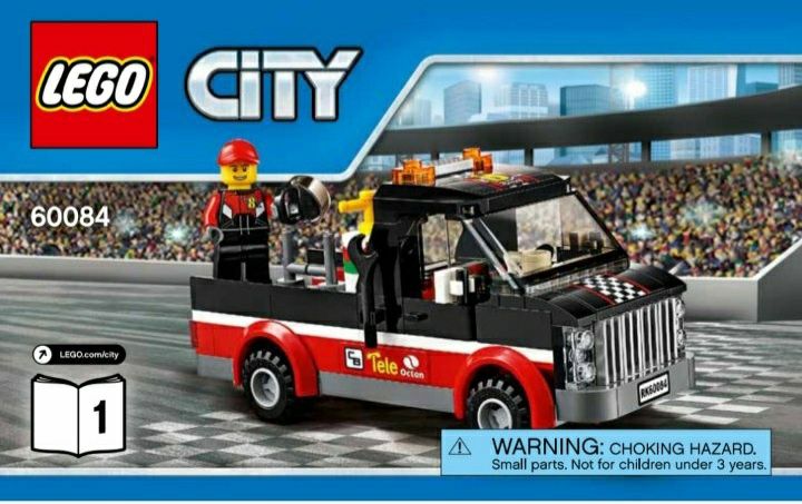 Конструктор Lego City Транспортировщик гоночных мотоциклов 60084