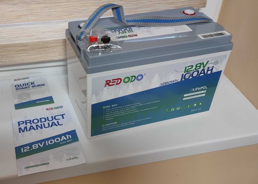 Акумулятори Redodo 12V 100Ah (1280W/h) LiFePO4. Нові, запечатані, в наявності