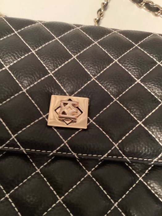 Torebka Kazar skóra czarna