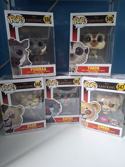 Funko Pops Rei Leão Live action
