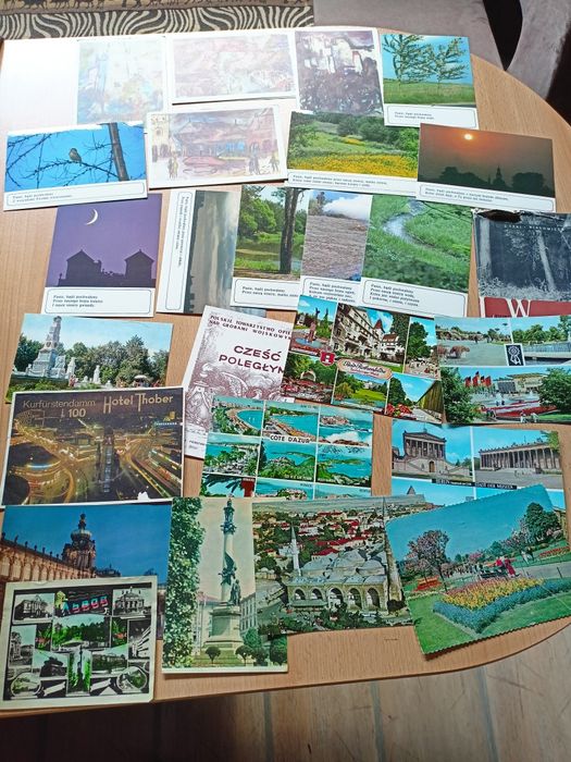Stare pocztówki widokówki 124 szt