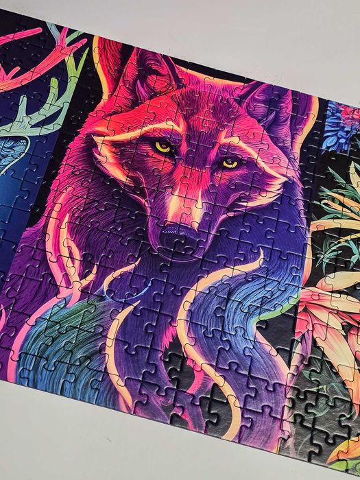 Puzzle 400el Trefl Panoramiczne zwierzęta kolorowe