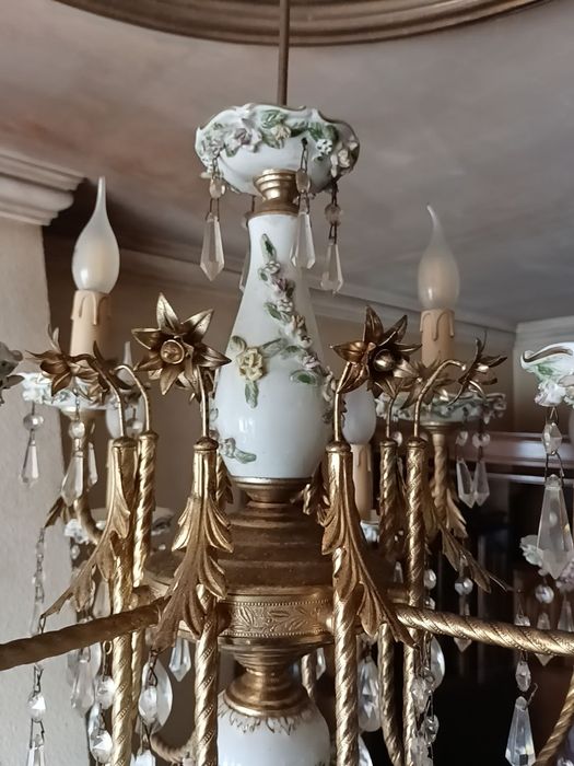 Candeeiro teto cristal