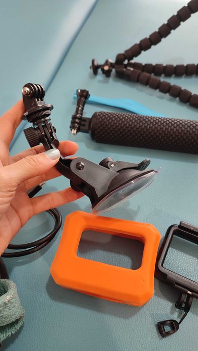 GoPro hero 7 black com acessórios