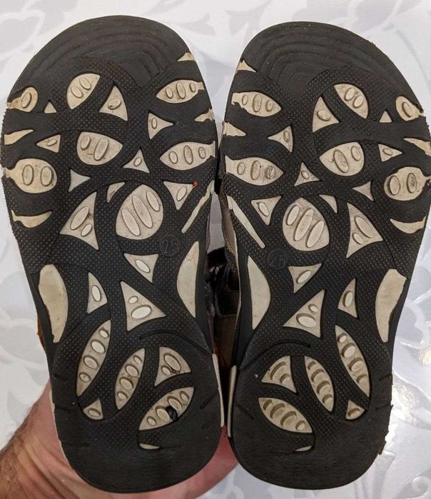 Ортопедические кожаные детские босоножки-сандалики (сандалии) Alberes