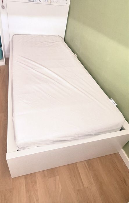 Estrutura de Cama Malm Ikea + Estrado Lonset