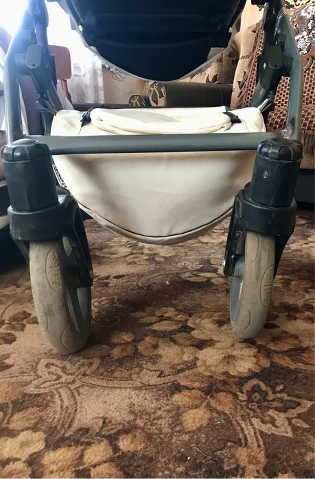 Коляска 2в1 Angelina Sirius Turbo серая ST-2