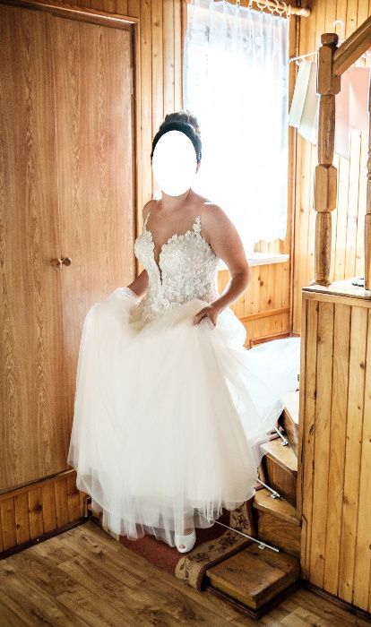 Suknia ślubna rozmiar 38 - PIĘKNA!!