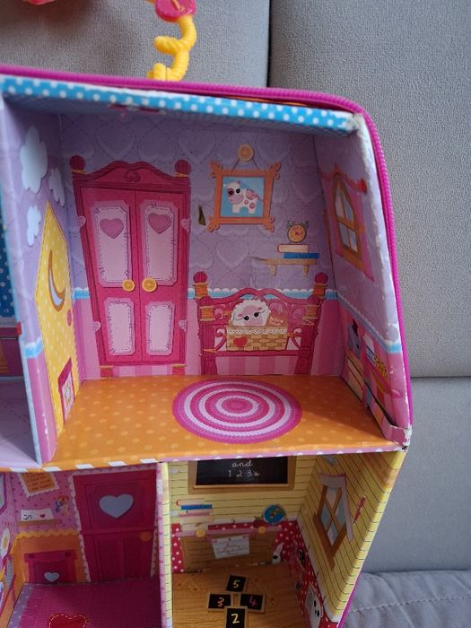 Zestaw Lalaloopsy domek laleczki walizka
