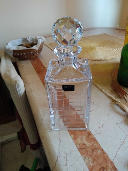 Garrafas Cristal e Pintura á mão