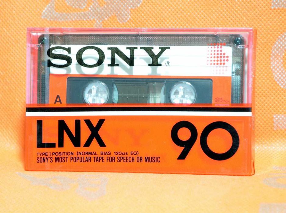 Аудио кассета Sony UCX 90 Япония хром 1985 LNX BHF JHF SHF