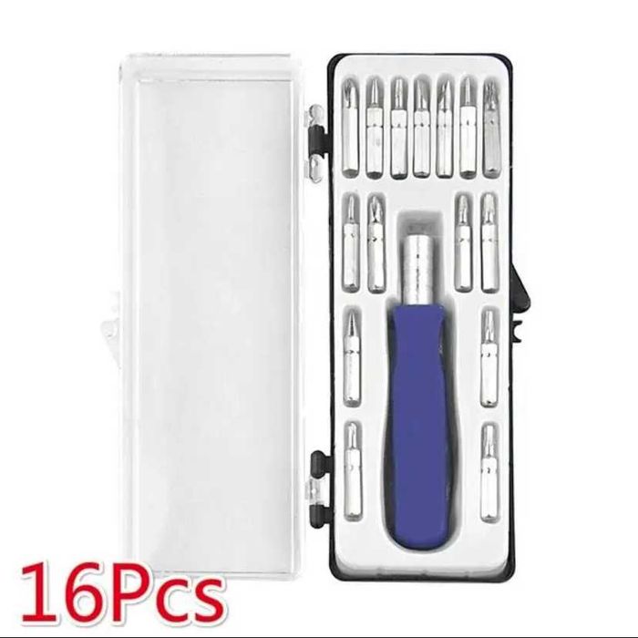 Kit de ferramentas de precisão / Kit de jogo de chaves (16 peças)