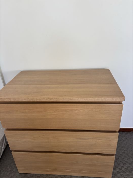 Cómoda 3 gavetas Malm