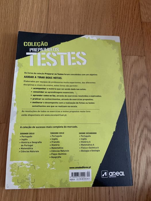 Livro preparação para testes matemática