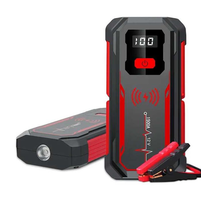 Booster Arranque Baterias 12V  1500A Power Bank USB 20.000 mAh (NOVO)