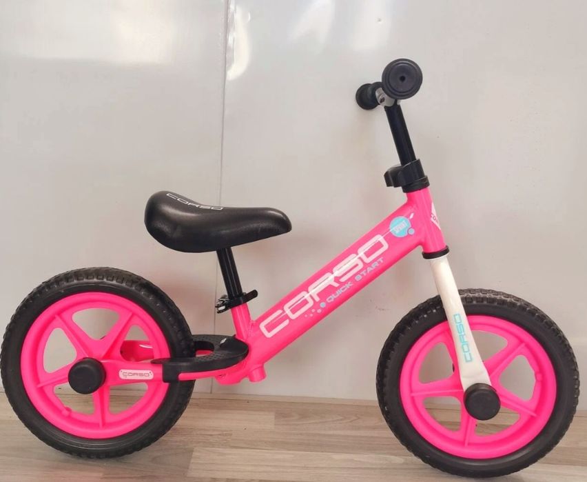 Новий велобіг беговел Corso Tilly Profi 12 дюймів велосипед дитячий