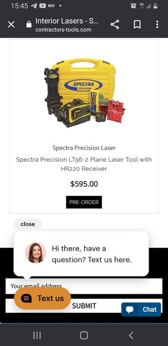 Лазерний рівень spectra precision