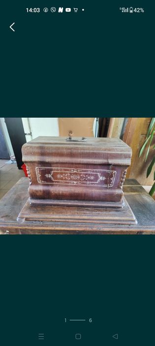 Старинная швейная машина Clemens Muller