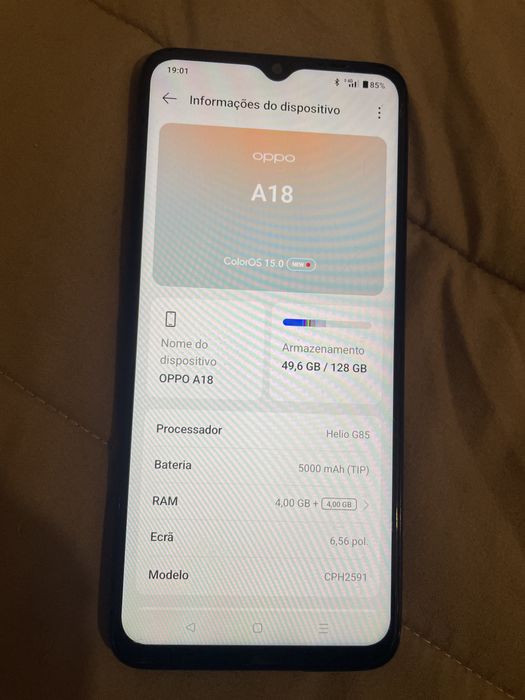Vendo tlm Oppo A18