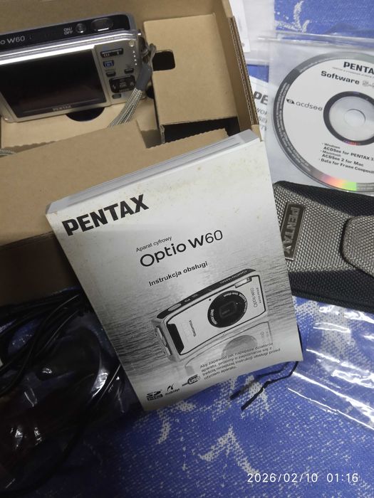 Фотоапарат Pentax Optio W60