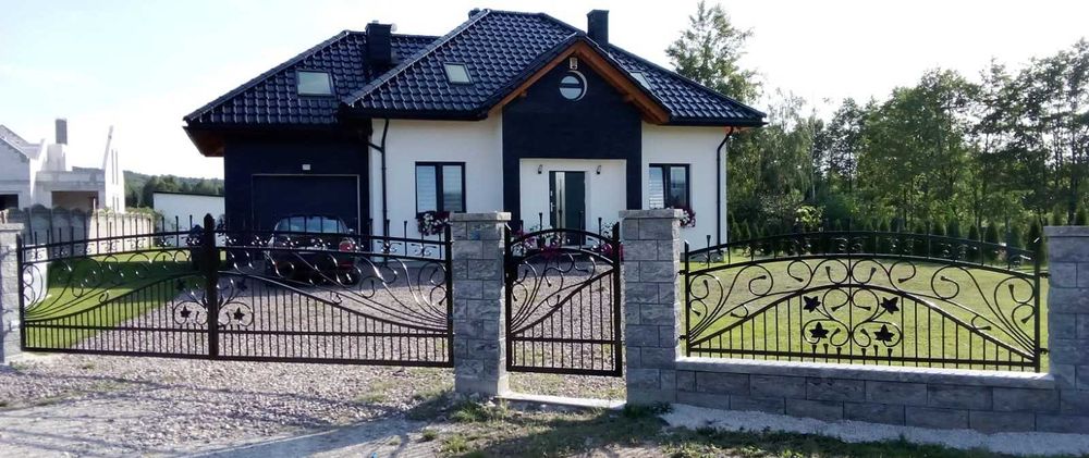 Bramy wjazdowe skrzydłowe brama zewnętrzna pod wymiar Wzór 21