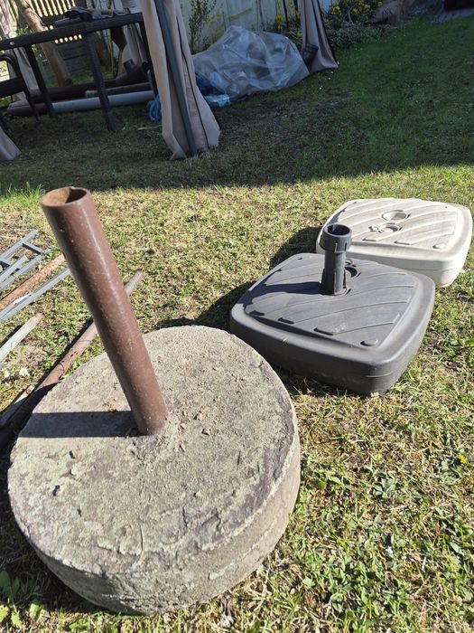 Podstawy pod parasol ogrodowy