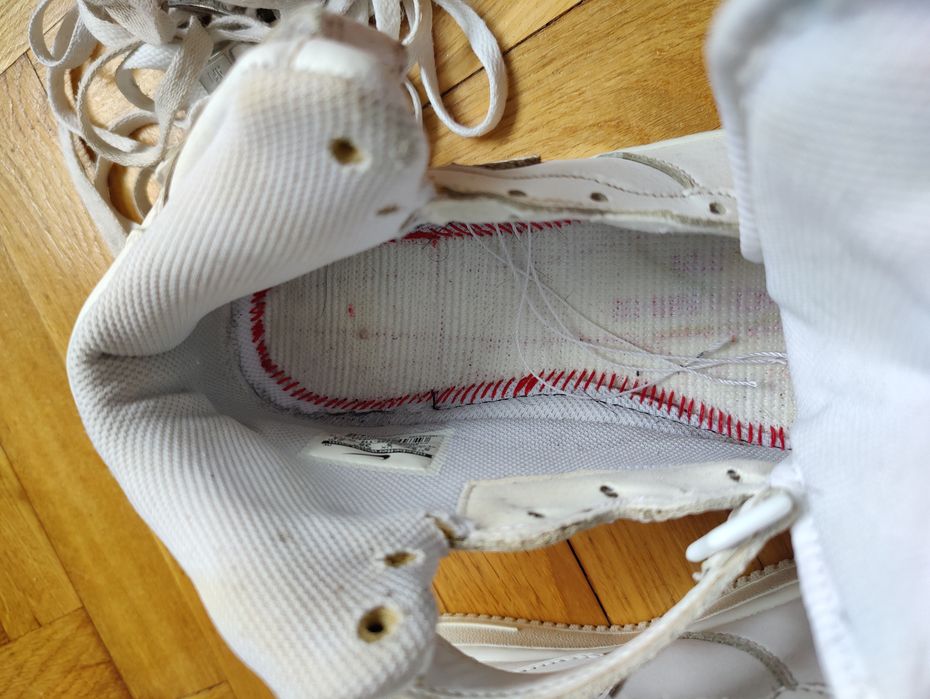 Nike air force 1 one HI high 38 bez wkładek i sznurówek