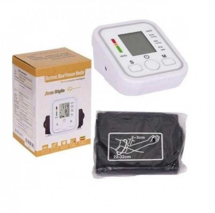 Новий автоматичний тонометр з великим дисплеєм — точні вимірювання