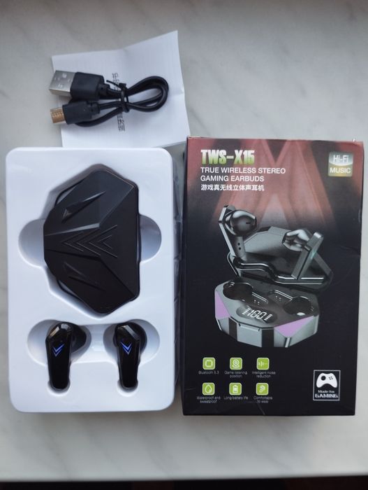 Навушники Бездротові  Bluetooth-навушники  TWS-X15, нові, безпроводні