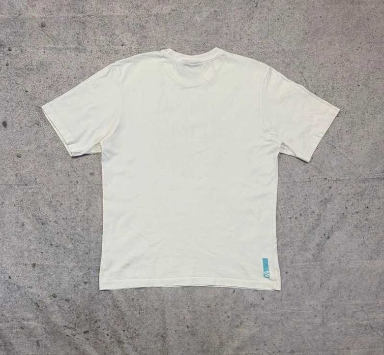 Biała koszulka z niebieskim nadrukiem Billabong - Size M